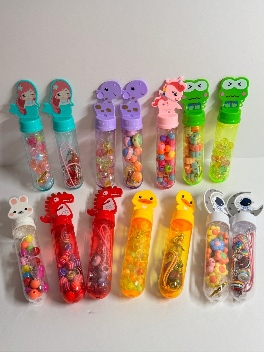 Cute Animal Cap Bead Tubes -‎ bracelet kits
